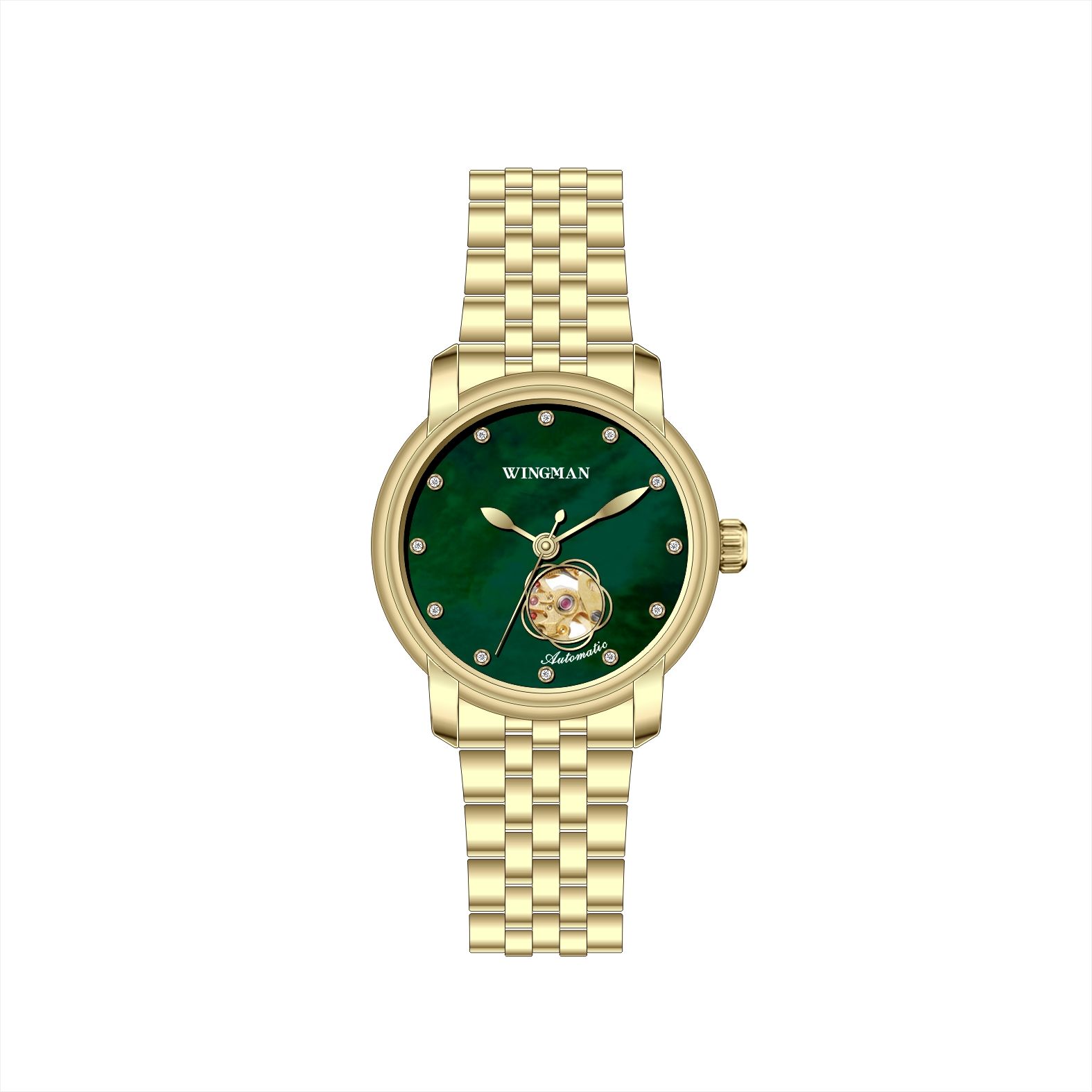 สีเขียว