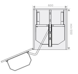 Dispensa organizzatore armadio da <span class=keywords><strong>cucina</strong></span> cestino <span class=keywords><strong>per</strong></span> 400 stretto cabinet - Product Image 3
