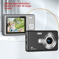 Nouvel appareil photo numérique portable transfrontalier 2024 pour étudiants et enfants, haute définition, double caméra, capteur CCD, carte mémoire TF, ABS