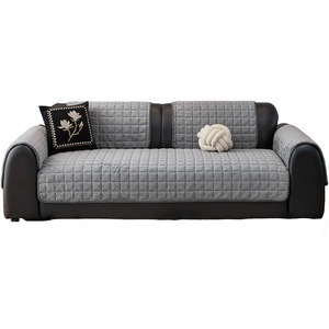 Housse de canapé en polaire couleur unie, épaisse, entièrement couvrante, type coussin pour coussins de canapé, e-commerce transfrontalier - Product Image 5