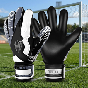 Customize Latex Soccer Goalkeeper Gloves <b>For</b> Professional Players Top Quality Goalkeeper Gloves Backhand Sublimation Printing - Product Image 3