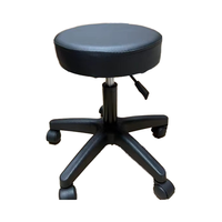 Tabouret de Barbier Moderne et Durable à Roulettes et Réglable en Hauteur, Chaise de Coiffure pour Salons de Beauté et Salons de Manucure