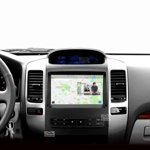 トヨタランドクルーザープラドレクサスGX470 GX 470 J1202002-2009カーラジオBT4G LTE GPSAndroidカーマルチメディアプレーヤーのカービデオ