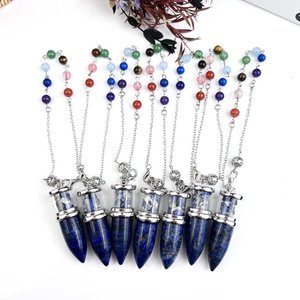 Kindfull Vente Chaude <span class=keywords><strong>Pendentif</strong></span> En Pierre Naturelle Fait À La Main Sept Chakras <span class=keywords><strong>Lapis</strong></span> <span class=keywords><strong>Lazuli</strong></span> <span class=keywords><strong>Pendentif</strong></span> En Cristal Pour La Décoration De Beauté - Product Image 3