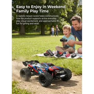 Camioneta RC N518, Camioneta Todoterreno sin Escobillas, Auto RC de Carreras 4WD, Escala 1/8, 100 km/h+, RTR, Auto de Alta Velocidad, Vehículo Monstruo, Regalo de Navidad - Product Image 1