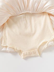 2025 autunno stagione balze bebè battesimo abito torta con fiocco per neonato 1 ° compleanno vestito per 0-12 mesi bambina - Product Image 6