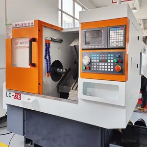 Stainless Steel Automatic Lathes Mini Slant Bed Cnc lathe High Precision Horizontal 2 Axis Lathe Machine