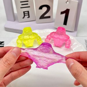 Jouet à presser populaire en TPR de 8 cm en forme de gorille en maltose, portable, anti-stress, cadeau pour enfants et adultes pour une décompression facile et amusante - Product Image 1