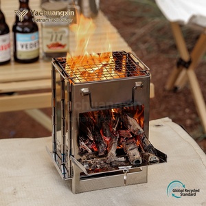 Yachuangxin Stainless Steel Foldable Outdoor Camping <b>Stove</b> For Cooking With Global Recycled Standard - Product Image 2