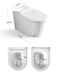 Cuvette de toilettes en céramique OEM à siphon, économie d'<span class=keywords><strong>eau</strong></span>, haute efficacité, <span class=keywords><strong>nettoyage</strong></span> facile, anti-taches, durable, équipement sanitaire pour maison et hôtel - Product Image 6