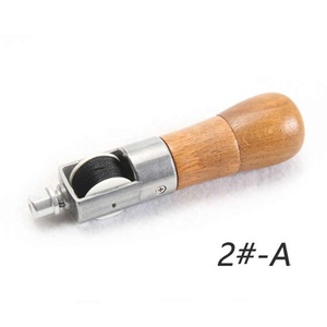 Herramienta de Costura de Cuero para Artesanía, Máquina de Coser Manual con Mango de Madera, para Zapateros, Tiras de Cuero, Costura de Bordes de Cuero - Product Image 3