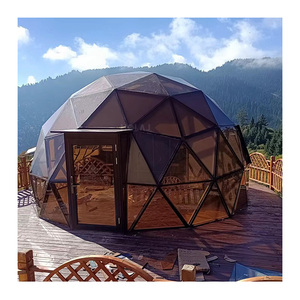 Lusso moderno resistenza della neve inverno vetro geodetico PC Igloo cupola casa della tenda <span class=keywords><strong>per</strong></span> <span class=keywords><strong>Glamping</strong></span> di alta montagna - Product Image 1