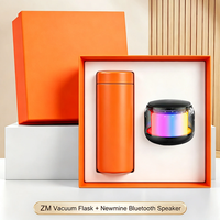 Nouveauté 2026 : Kit Cadeau Haut de Gamme Personnalisable avec Logo pour Bureau – Gobelet Isotherme 2-en-1 et Enceinte Bluetooth