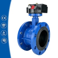 Vanne papillon en fonte ductile à joint souple et zéro fuite pour système CVC et eau