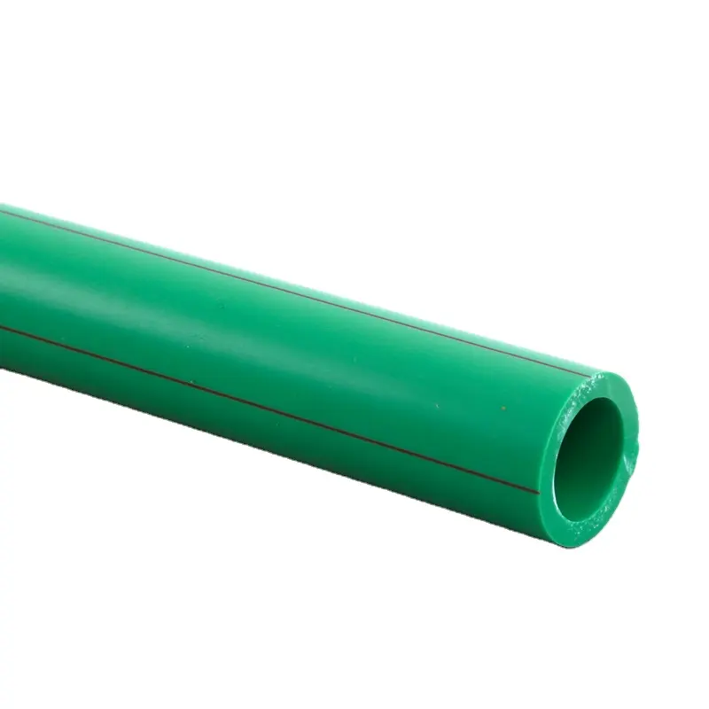 Usine PN12.5/16/20/25 tube ppr en plastique pur en plastique pleine grandeur tube ppr en plastique
