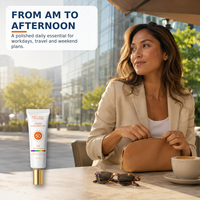 Crème solaire en gel SPF 50 mat, sans huile, légère, sans traces blanches, résistante à l'eau, protection UV, haute qualité, marque privée
