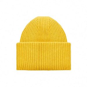 Gorros de Punto Personalizados con Logotipo Bordado, Unisex, para Invierno, de Color Sólido - Product Image 5