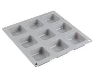 MUYULINS Factory Customizable 9-Cavity Cube-Shaped Bath LFGB Platinum Grade Non-Stick BPA-Free <b>Silicone</b> Handmade Soap Mold - Product Image 6