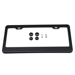 Cadre de plaque d'immatriculation américain de haute qualité 2020 cadre de plaque d'immatriculation personnalisé en acier inoxydable avec accessoires - Product Image 4