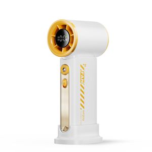 Mini ventilateur portatif rechargeable 3600mAh, ventilateur turbo portable, 150 vitesses de ventilation réglables, ventilateur de bureau pour le camping en plein air - Product Image 2
