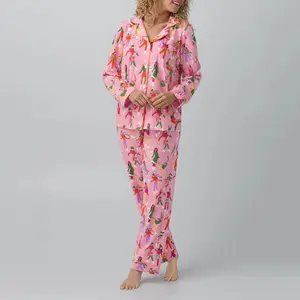 Alta qualidade mulheres, mangas compridas algodão branco sleepwear shorts conjunto terno pijama duas peças senhoras lounge noite desgaste/