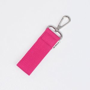 Llavero de lona de 17 cm con colgante de placa de identificación en blanco, cordón de muñeca y soporte para llavero para mujeres y niñas - Product Image 6