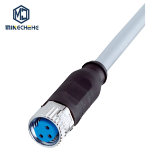 Câble de capteur YF8U13-020VA1XLEAX YF8U13-050VA1XLEAX YF8U13-100VA1XLEAX avec connecteur M8, gaine PVC 3 conducteurs pour système de contrôle PLC Wiri - Product Image 1