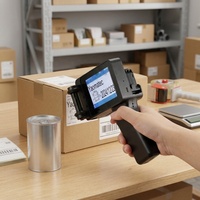 Impresora de Inyección de Tinta Portátil Inalámbrica, Mini Impresora de Codificación Manual para Imprimir Fechas de Caducidad y Códigos de Lote