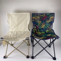 Chaise de camping pliable légère et portable avec tube en acier et tissu Oxford 600D pour repas en plein air, randonnée, pêche, usage scolaire pour enfants