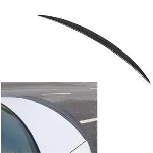 For BMW 7 Series G11 4-Door Spoiler Wing 2015-2021 Year Sedan Glossy Dry Carbon Fiber P Style Sport Accessories Body Kit