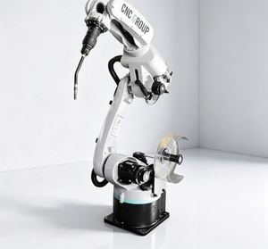 Cellule de soudage robotisée industrielle, bras robotisé à 6 axes, robot soudeur automatique pour la production de lignes de soudage de structures métalliques - Product Image 1
