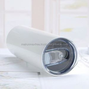 Entrepôt USA, livraison en 2 jours, gobelets isothermes fins et droits en acier inoxydable de 20 oz pour sublimation, avec paille, cadeaux d'affaires, écologiques - Product Image 5