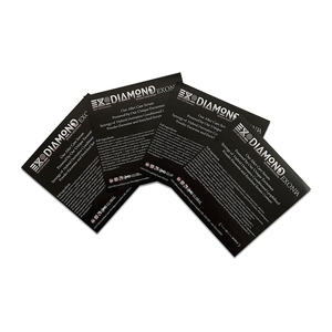 Custom Ambachtelijke Papieren Promotiekaarten Voor Het Afdrukken Van Verpakkingen Van Schoonheidsproducten - Product Image 1