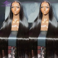Perruque complète 360 en cheveux humains vierges brésiliens Remy, sans colle, avec dentelle transparente, faible perte de cheveux, sans nœuds, à prix abordable