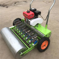 Semoir motorisé à essence pour légumes, machine de semis de précision à une rangée pour carottes et oignons