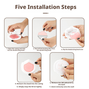 Ambientador en Gel con Aroma a Limón Fresco <span class=keywords><strong>para</strong></span> Inodoros, Eliminador de Olores, Fragancia <span class=keywords><strong>para</strong></span> Baño, Desodorante - Product Image 5