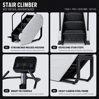 Step-machine électrique commercial avec côtés en plastique moulé pour salle de sport, club, hôtel, maison – Vente en gros, OEM