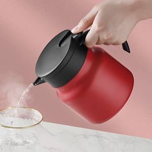 Lehe — <span class=keywords><strong>Carafe</strong></span> à café thermique 28 Oz, isolée en acier inoxydable, 800ml, Double paroi, sous vide, Thermos, café avec passoire - Product Image 3