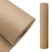 Rouleau de papier kraft personnalisé, papier kraft brun, papier boucher
