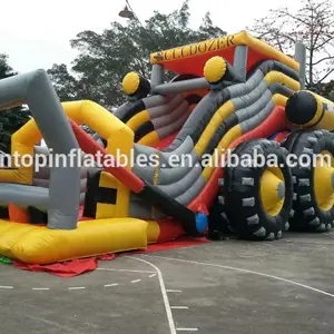 Inflatable ट्रक स्लाइड खिलौने के साथ 0.55mm पीवीसी प्लेटो तिरपाल सबसे अच्छा गुणवत्ता
