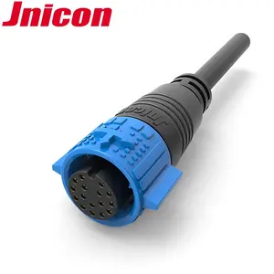 Conector pin POGO magnético conector de cable impermeable de 16 pines conector de cable impermeable IP67