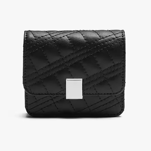 Portefeuille pour femmes et filles tendance, portefeuille à rabat avec diamants, chaîne en métal, sac à bandoulière, petit portefeuille portable pour filles - Product Image 2