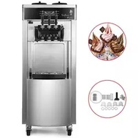 Speciale Aanbieding Nieuwe 28L Soft-Ijsmachine 3 Smaken Yoghurt Melk Chocoladesiroop Water Fruit Noten Ingrediënten Inbegrepen Hoogwaardig