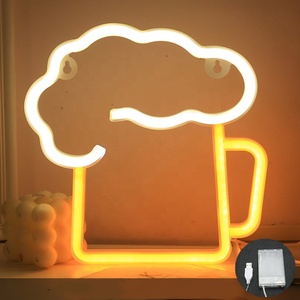 <strong>Neon</strong> <strong>Sign</strong> KTV Bar Decoration <strong>Beer</strong> Glass LED <strong>Neon</strong> Light USB Wall Decorative Flex <strong>Neon</strong> <strong>Sign</strong> For Party <strong>Beer</strong> Festival Decoration - Product Image 1