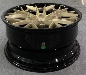Roues de voiture forgées Offre Spéciale en usine 21 22 23 <span class=keywords><strong>24</strong></span> pouces 2 <span class=keywords><strong>pièces</strong></span> ensemble de roues forgées pour voitures - Product Image 3