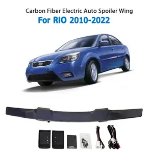 豪华碳纤维智能汽车后扰流板电动汽车尾翼扰流板适用于起亚Rio 2010-2022