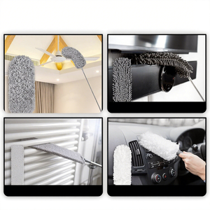 Lau Bụi Kính thiên văn có thể giặt, có thể mở rộng lên đến 2.5m, bàn chải Mạng Nhện có tay cầm Kính thiên văn, khăn lau ma thuật cho tất cả các bề mặt - Product Image 4