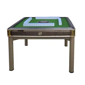 Machine de table de mahjong automatique avec chauffage électrique à carreaux de céramique ultra-mince à 4 sorties