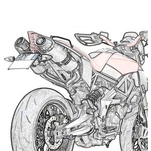 Échappement de performance pour course de <span class=keywords><strong>moto</strong></span>, ligne de course, position d'origine, pour <span class=keywords><strong>Aprilia</strong></span> SHIVER 900 - Product Image 5