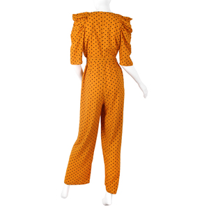 De <span class=keywords><strong>monos</strong></span> Hawaiano cinco mangas de cuello en V cintura hueco del árbol de coco de las señoras impresión mono de las mujeres - Product Image 6